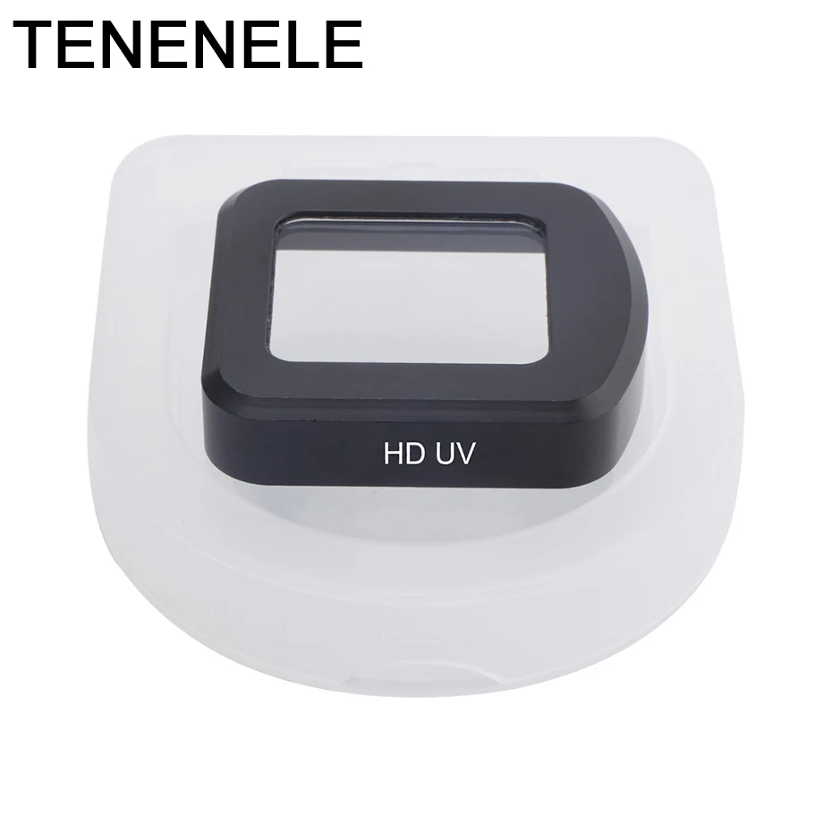 UV Filter TENENELE фильтр для экшн-камеры для Sjcam SJ8 Pro/Plus/Air HD UV Sport камера, стеклянные фильтры на водонепроницаемом корпусе, чехол, аксессуары - Цвет: UV Filter