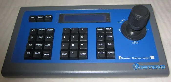 Контроллер клавиатуры DANNOVO джойстик RS485 RS422 RS232 Pelco P/D VISCA (DN KB002) бесплатная