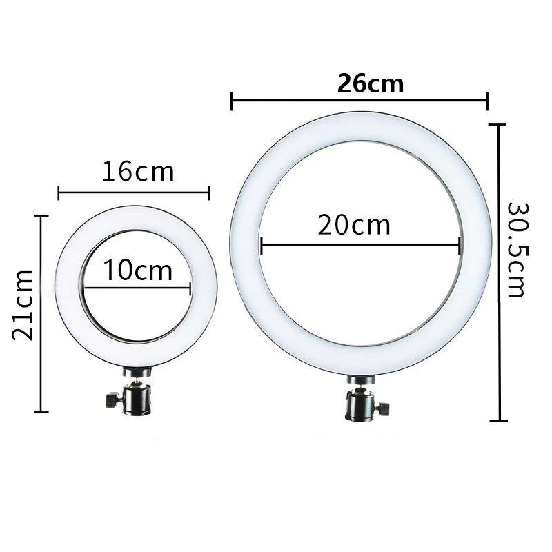 Tycipy Studio Ring светодио дный светодиодная фотография фото камера селфи кольцо свет