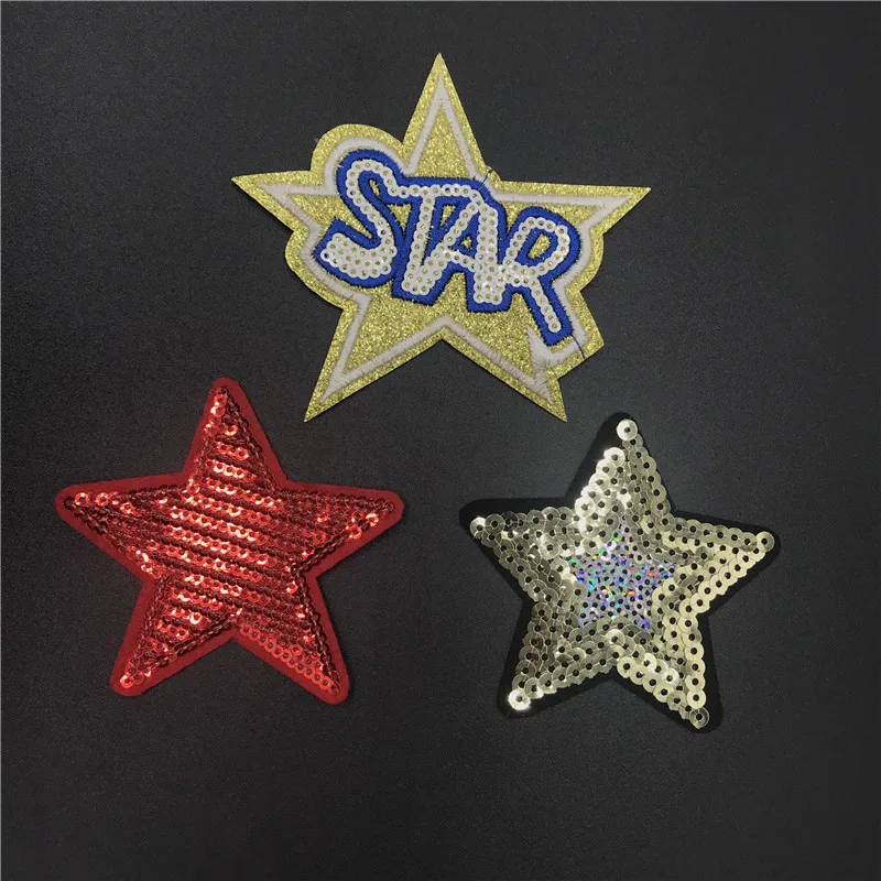 Нашивка с блестками и вышивкой для одежды|Заплатки| |