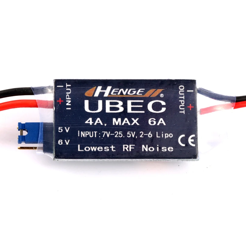 JMT HENGE 4A UBEC вход 7 V 25 5 2 6S Lipo выход 5V 6 V/4A Непрерывный Макс 6A переключатель Режим BEC