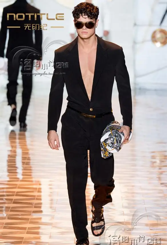 S-XXXL 2018 Европа и США прилив мужской диких комбинезон Модели Показать личность