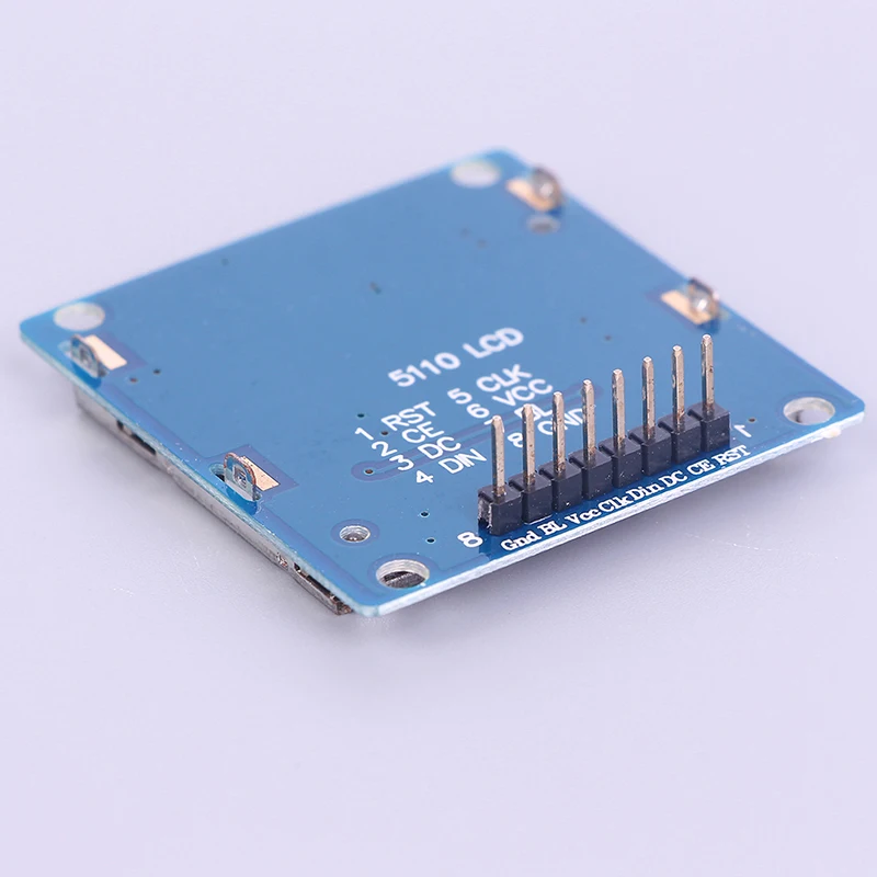 1 шт. 84*48 умная электроника lcd модуль синий устройство подсветки Pcb ЖК дисплей 5110