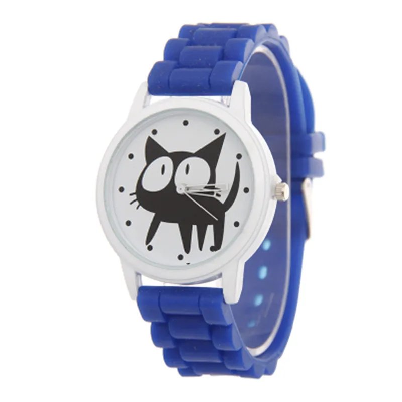 Женские часы с кошечкой Китти силиконовый браслет кварцевые женские montre femme 2019 |