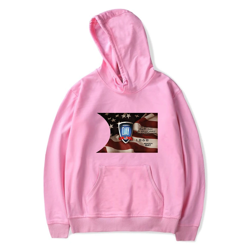 Memorial Day.rar 2D стиль Новая Толстовка свободного покроя с принтом длинным рукавом