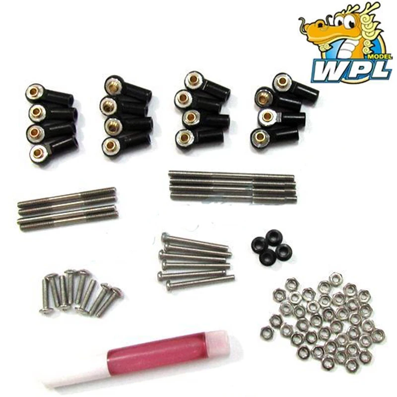 Black metal lever RBRC WPL обновление c14 c24 цельнометаллический блок тележки OP аксессуары для альпинизма по бездорожью DIY пульт дистанционного управления автомобилем - Цвет: Black metal lever