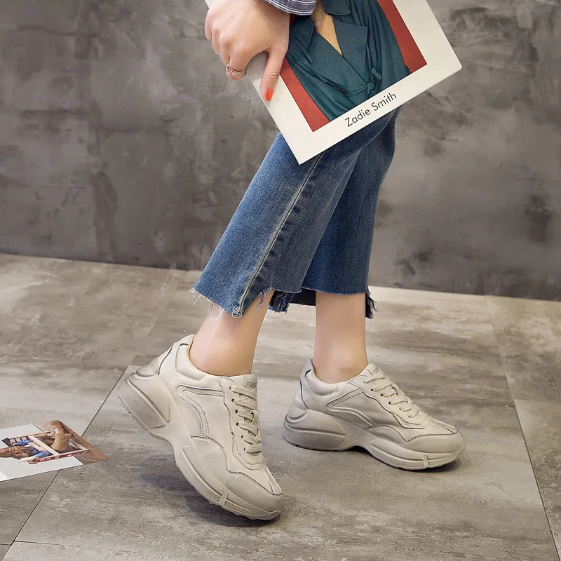 Женские повседневные туфли на платформе в стиле Харадзюку|shoes woman retro|leather loaferswomens