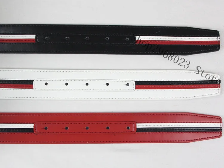 2017 мужская Т. И. Гольф Пояса Коускин Натуральная Кожа Регулируемая Контрастность