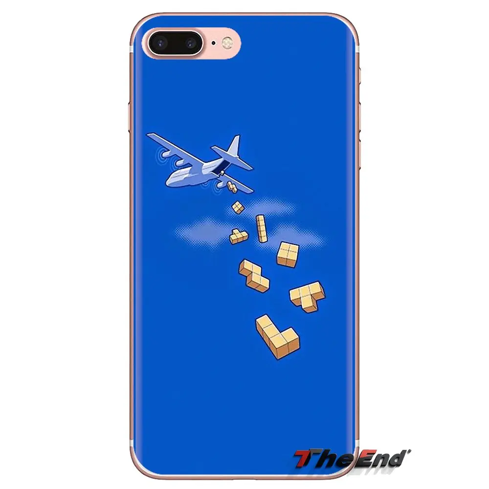 For Xiaomi Mi4 Mi5 Mi5S Mi6 Mi A1 A2 5X 6X 8 9 Lite SE Pro Max Mix 2 3 2S Tetris tetromino Game Boy Art Silicone Shell Covers |