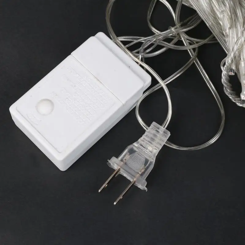 Открытый Водопад LED Рождество Строка Фея Занавес Огни Мерцают Праздник Свадьба