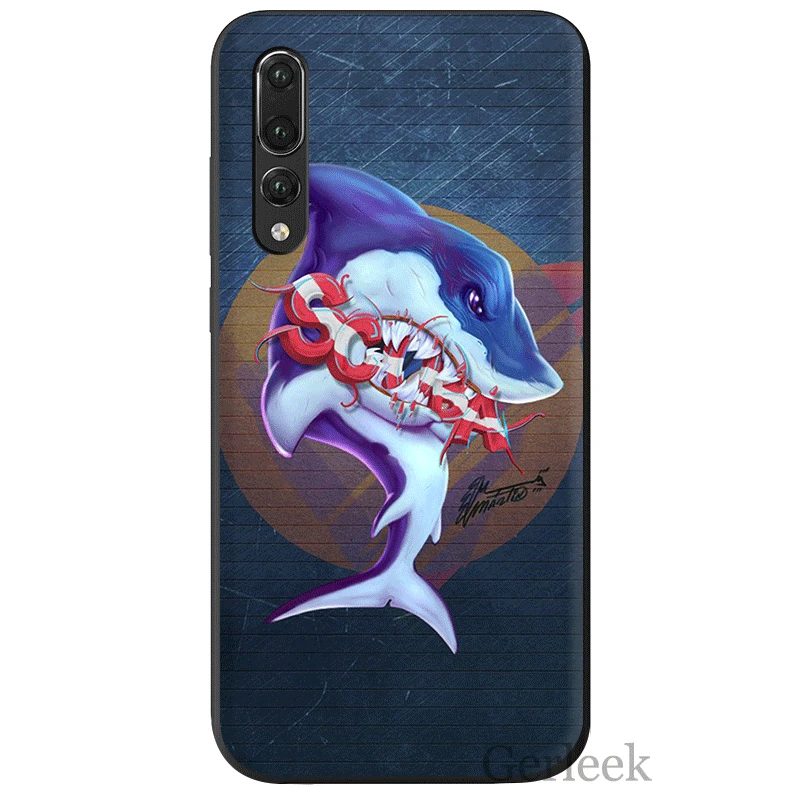 Desxz силиконовый чехол для телефона Huawei Y6 Y5 Y7 Y9 Mate 10 20 Pro Nova 4 2i 2 3 3i Lite фантазия море