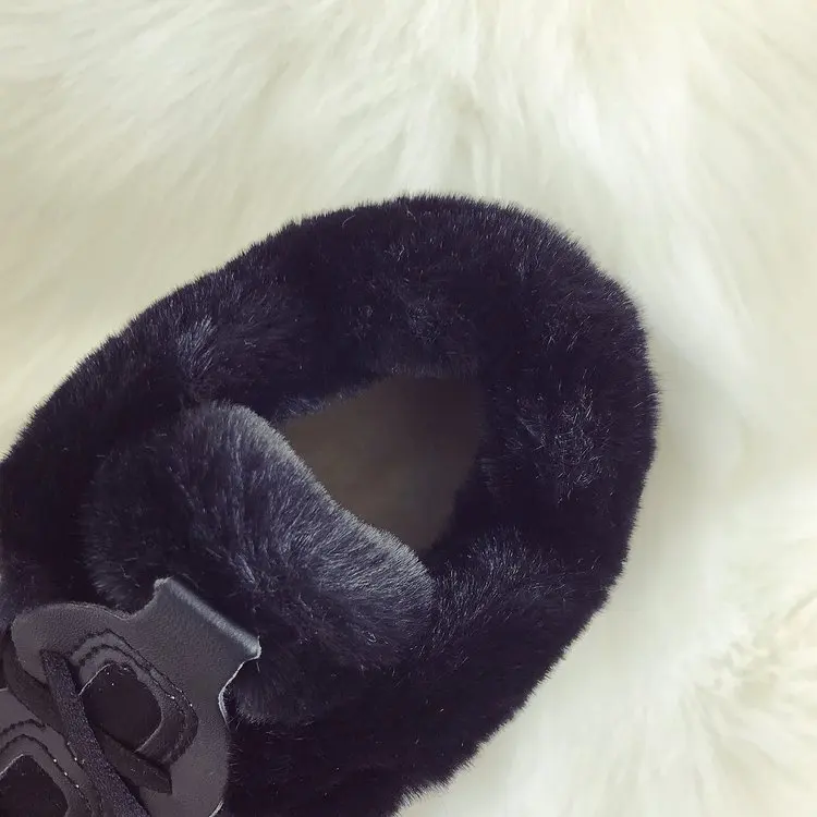 Aleafalling/женские зимние ботинки на шнуровке Милые простые уличные из мягкой