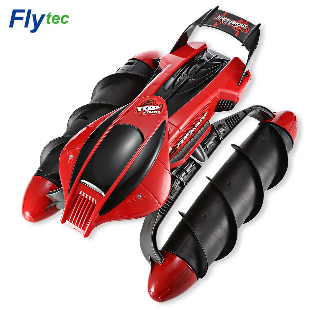 Flytec Multi function RC лодка/Танк/автомобиль на воде трава песок детский пульт