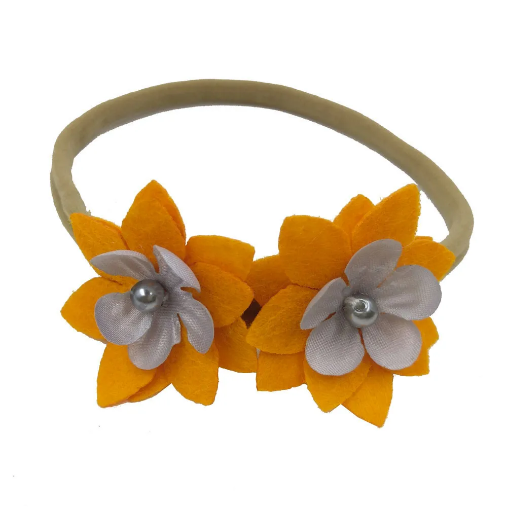 Baby Girls Headband Floral Elastic Hair Head Hairband Phtography Props Accessories Opaski Dla Niemowlaka Diadema Bebe | Детская одежда
