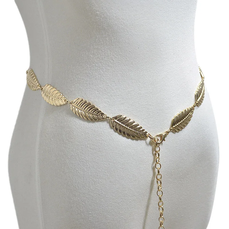 

Lady's Belly Dancing Waistchain Girls Metal Leaf Decoration Waistbelt Female Decoration Dancing Belt Belly Dance Waistbelt D0250