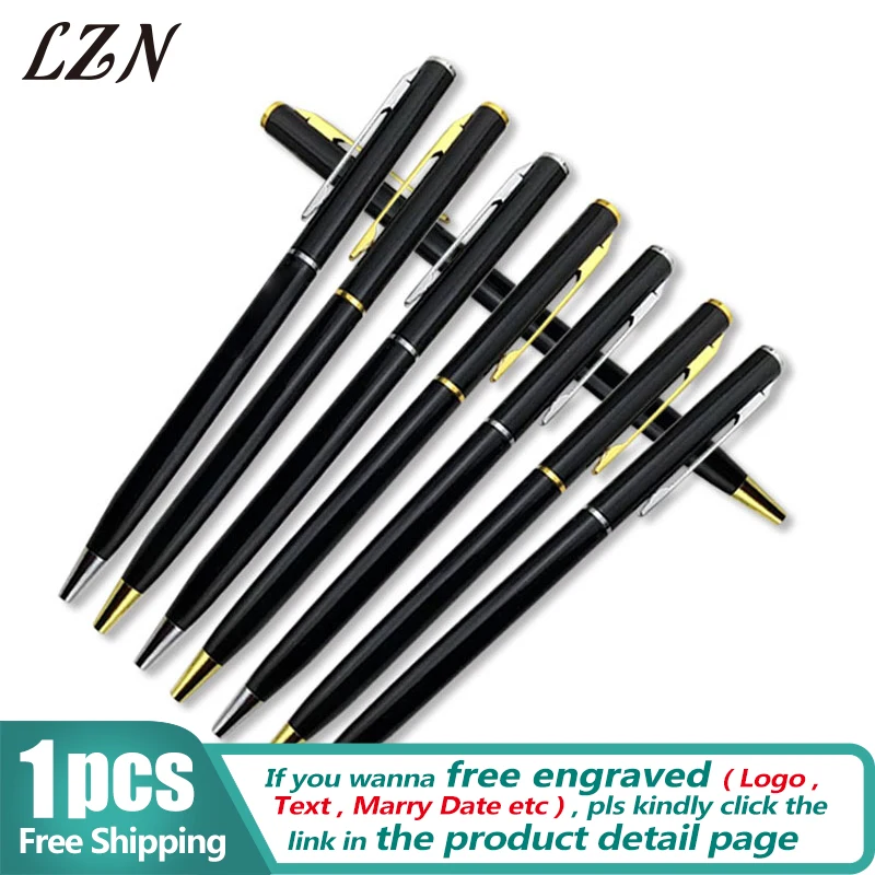 Рекламная металлическая шариковая ручка LZN для гостиничного номера быстрая