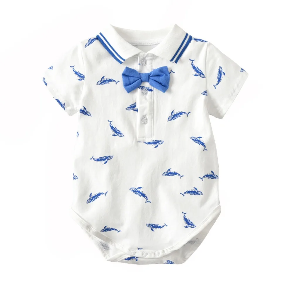 Летняя детская одежда комплекты детской одежды для мальчиков младенцев костюм