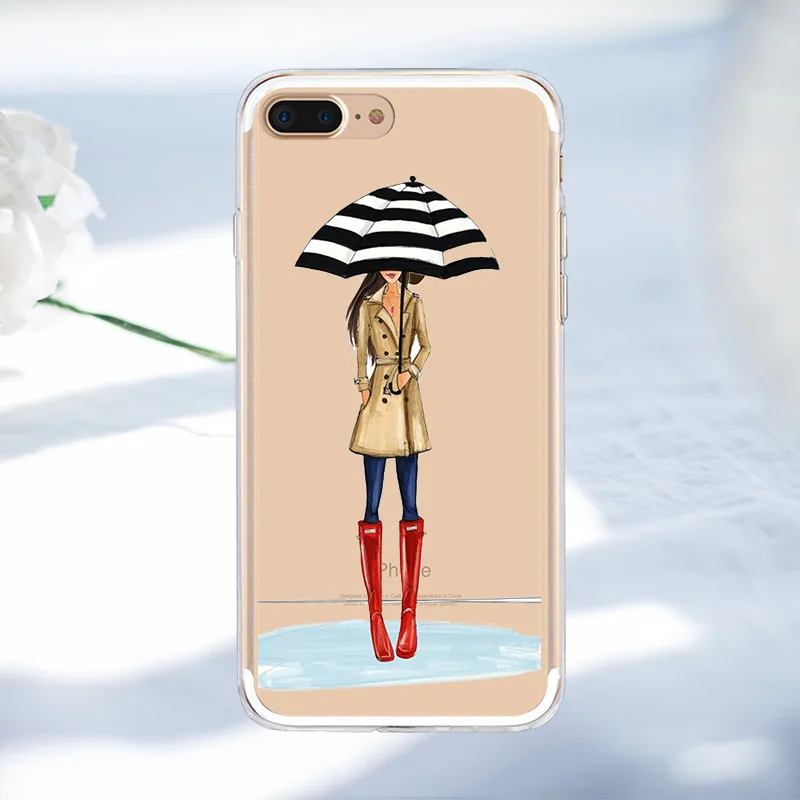 Чехол для телефона для девочек iPhone X, 6, 6 s, 7, 8 Plus, чехол для iPhone, 5S, 5, SE, для женщин, Рельефный цветок, силиконовый, ТПУ, мягкий чехол, полный Чехол