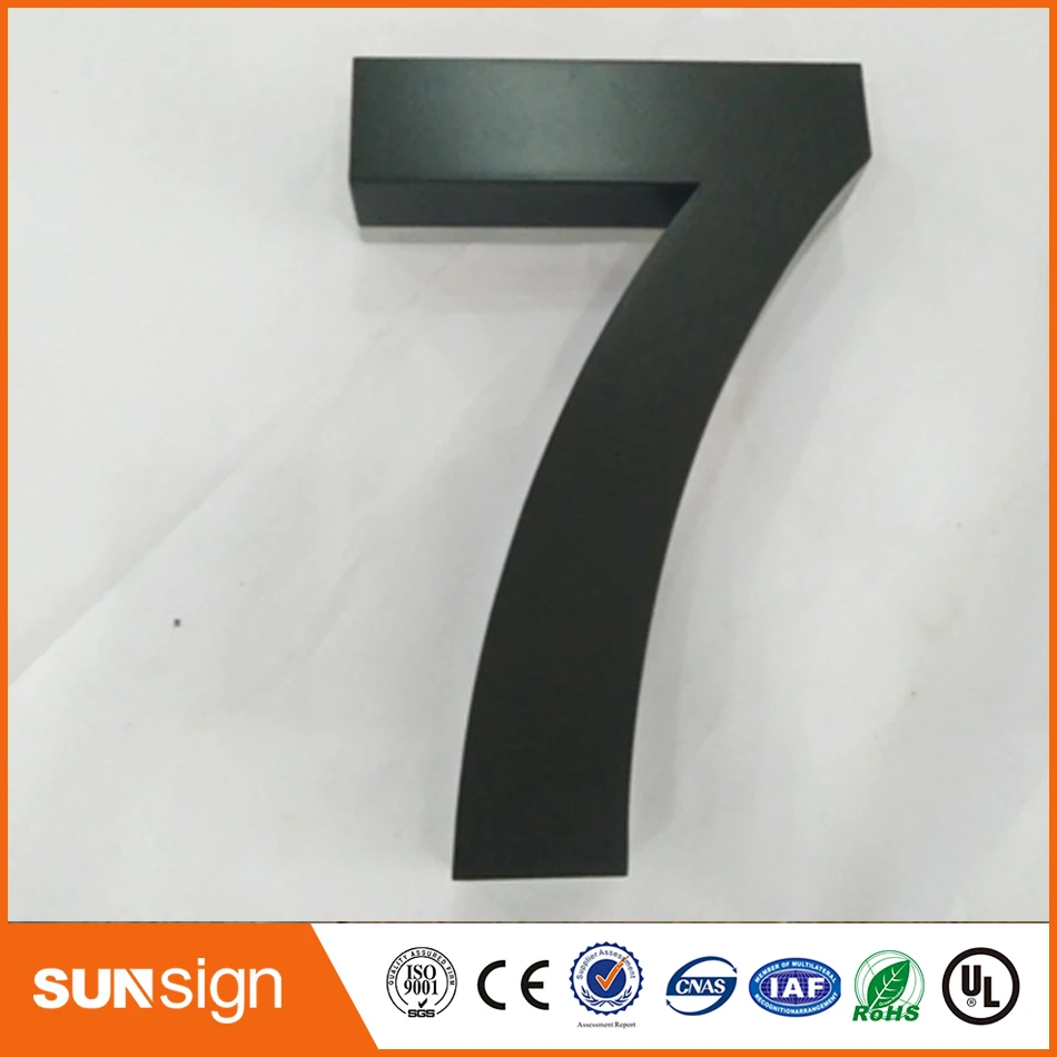 H 20cm New 304 stainless steel letters and house numbers