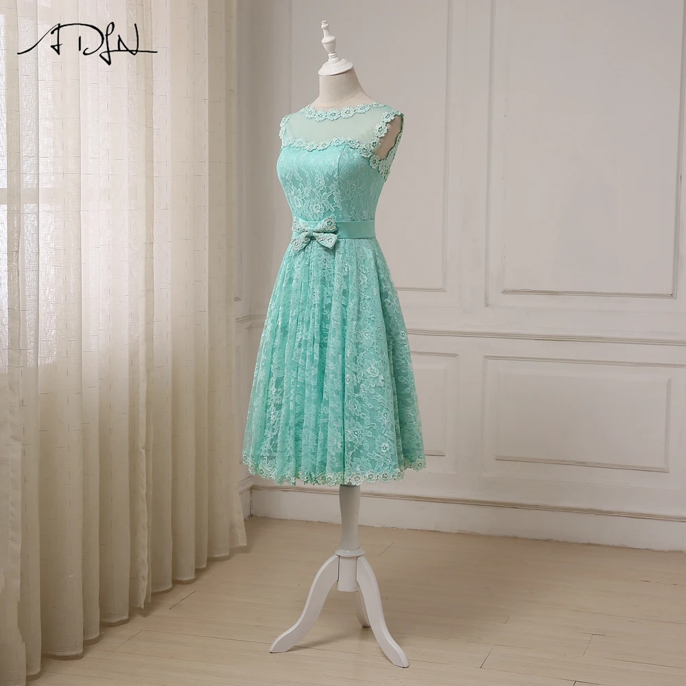 ADLN девушка дешевые вечерние платья аппликации из кружева элегантное платье с
