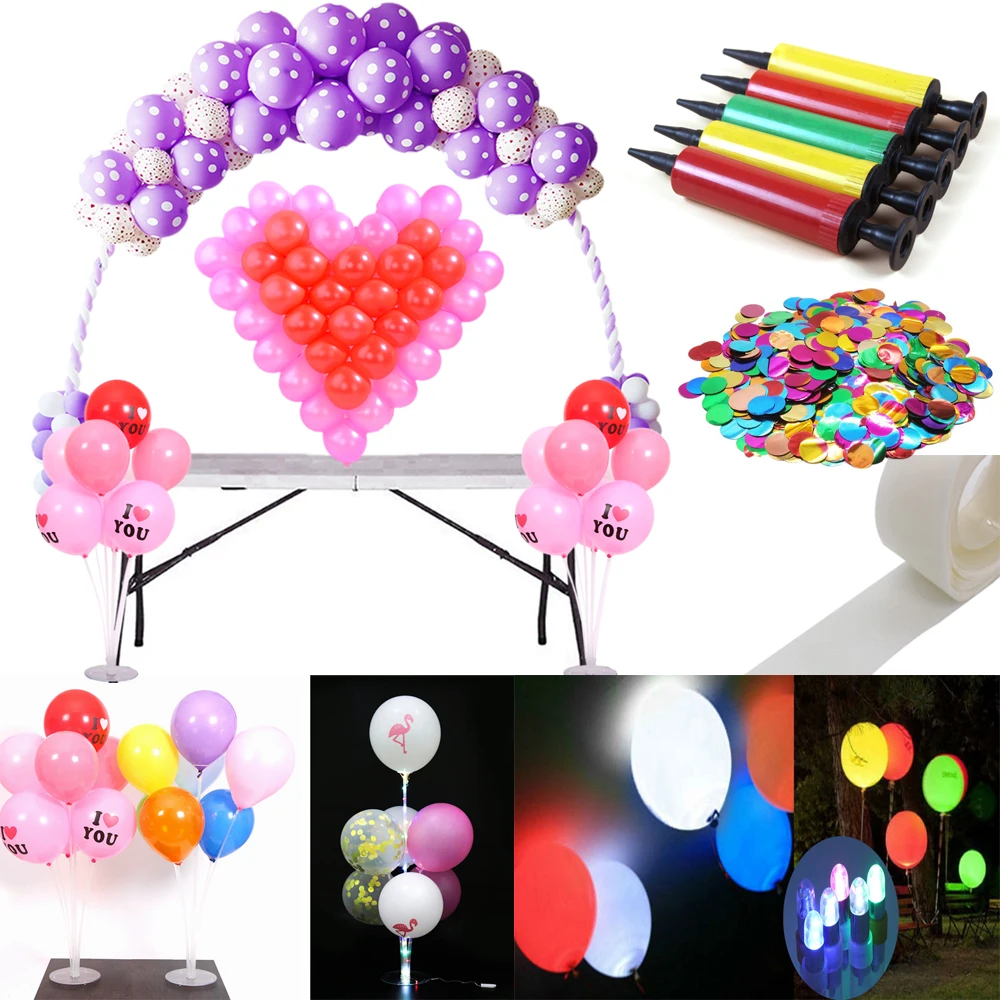 Держатель воздушных шаров колонна подставка на день рождения вечерние украшения