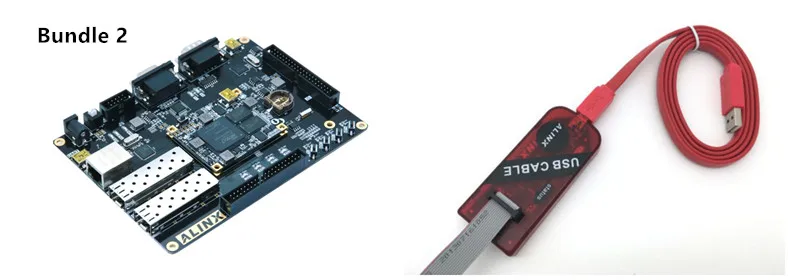 Bundle2 Xilinx FPGA Artix7 Artix-7 макетная плата XC7A100T 8 ГБ DDR3 и Xilinx платформенный кабель USB программатор - Цвет: Bundle2