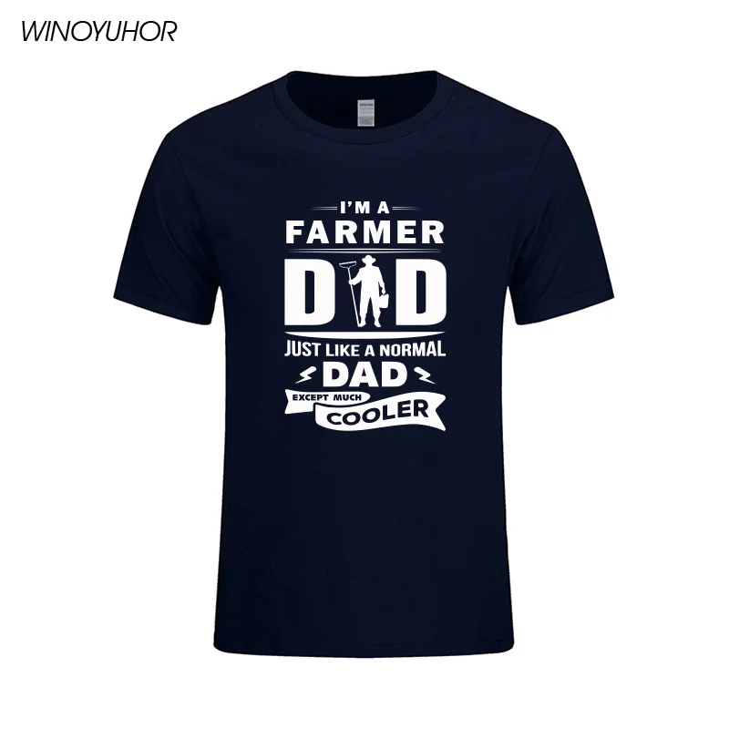 I'M A Farmer Dad Футболка мужская Забавная подарок на день отца повседневные футболки