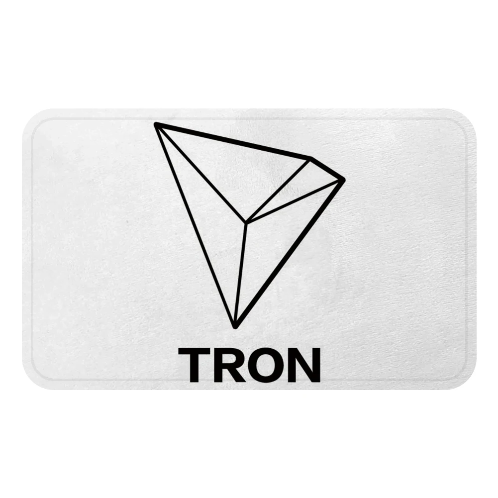 Cryptocurrency значки логотипы трон коврик для ванной кухонный Противоскользящие