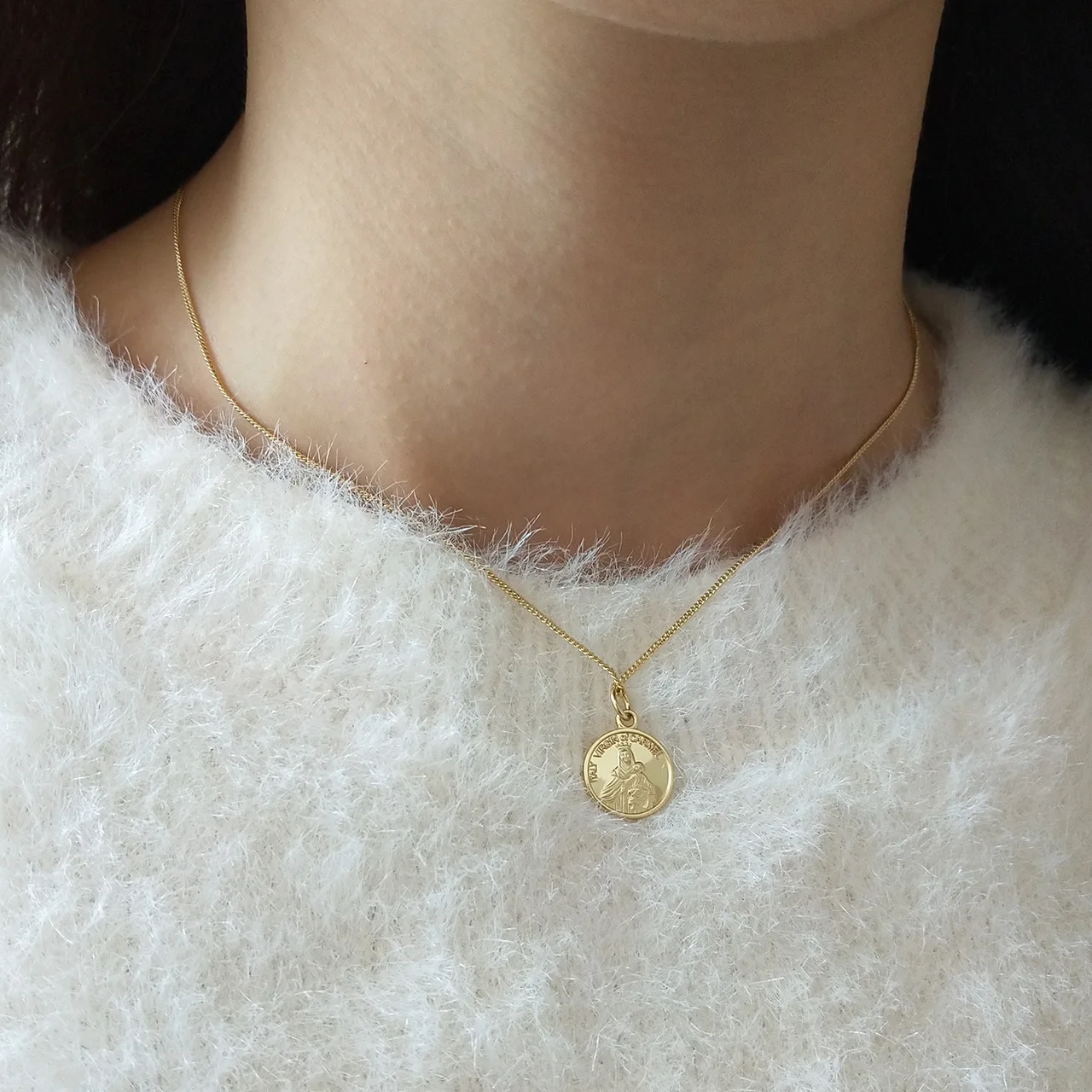 Модное золотое ожерелье с подвеской из стерлингового серебра 925 пробы для матери