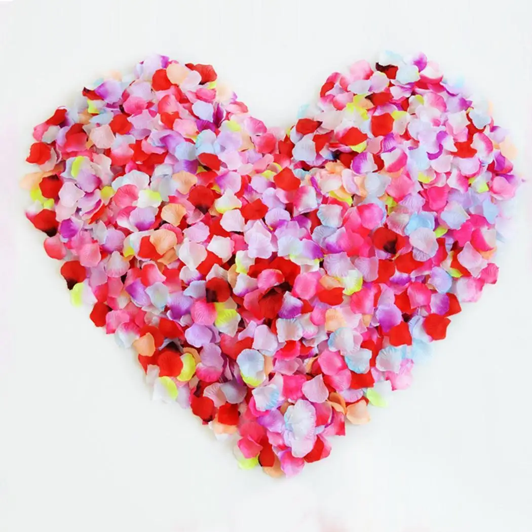 Искусственные лепестки роз для свадебной вечеринки декор ковров цветочное