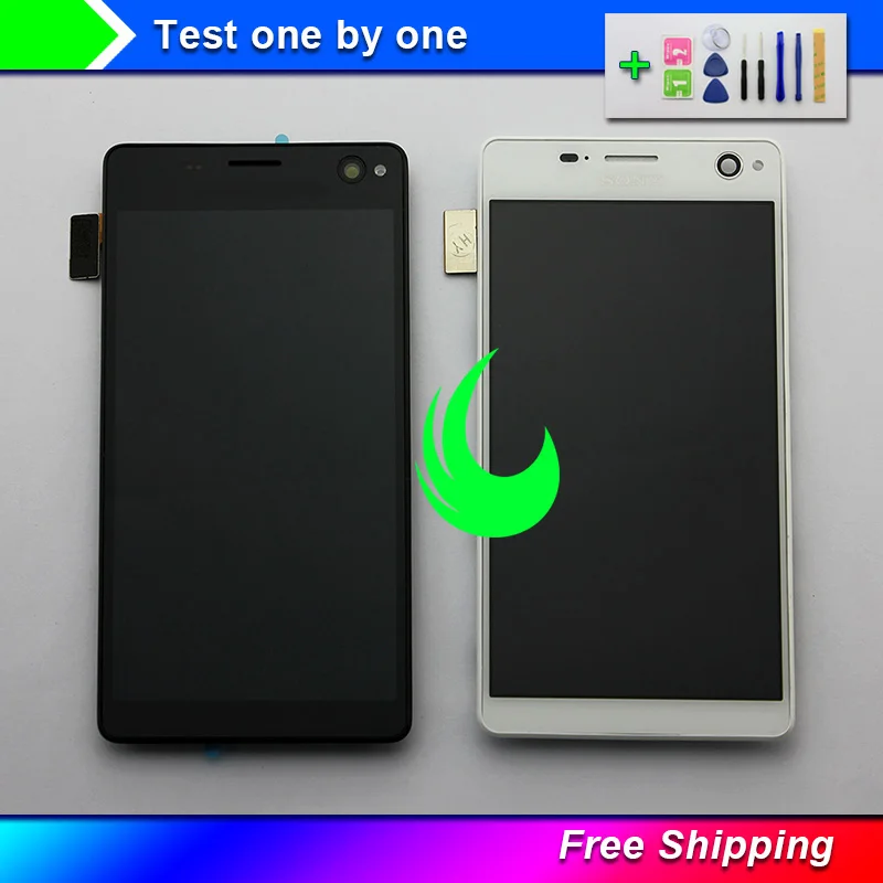 

Original Display For Sony Xperia C4 E5303 E5306 E5333 E5343 E5353 E5363 LCD Touch Screen Digitizer Assembly with Frame For C4