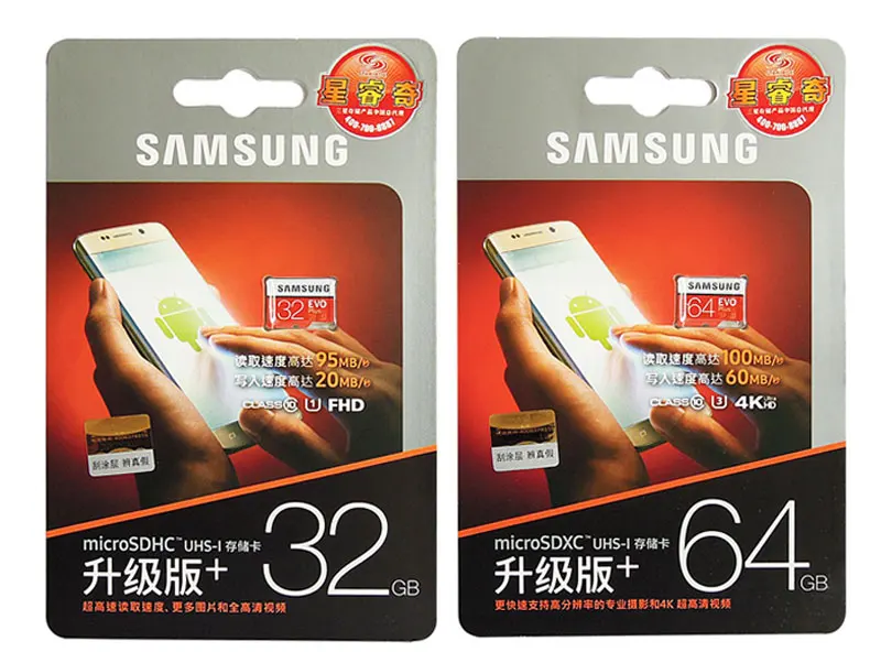 SAMSUNG карты памяти 32 Гб 95 МБ/с. U1 SDHC 64 Гб 128 256 SDXC U3 Micro sd-карта Class 10 UHS TF карты флэш-памяти Microsd