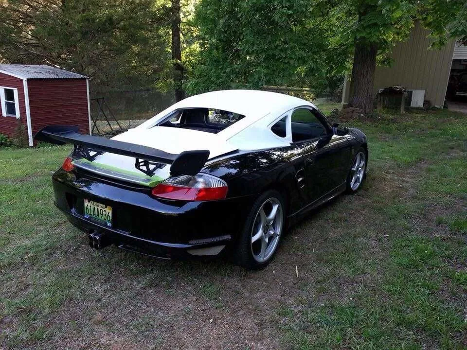 986 комплект для кузова автомобиля из стекловолокна Hardtop для Porsche Boxster 986, жесткий Топ для изменения 986 на Cayman Outlook