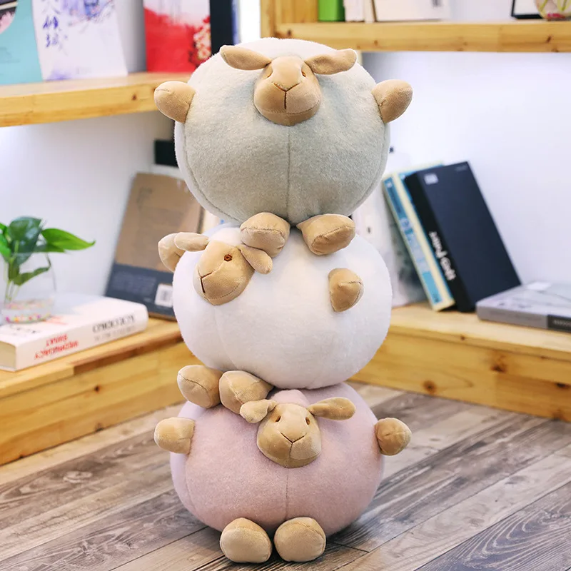 15/25 см мяч плюшевая игрушка кукла ягненка круглый шар для овец креативная
