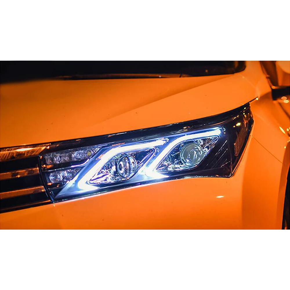 Llight светодиодный фонарь в сборе для Toyota Corolla 2014 2015 2016 2017 2018 дневные ходовые огни