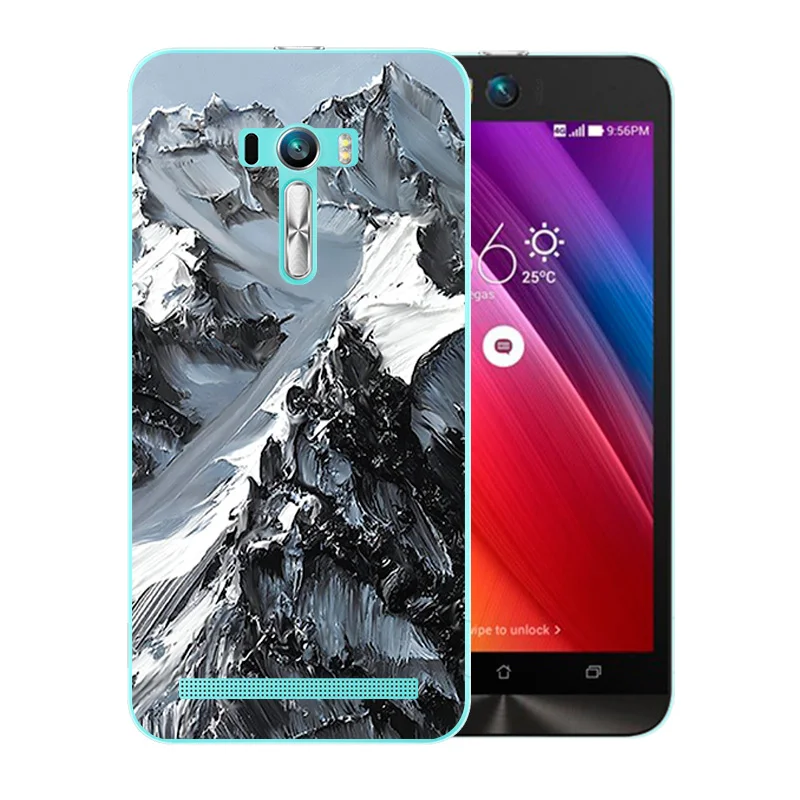 Мягкий чехол для Asus Zenfone Selfie ZD551KL 5 дюймов с рисунком Ван Гога Силиконовый Чехол