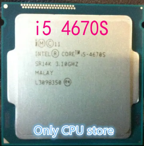 Процессор Intel Core i5-4670S i5 4670S четырехъядерный LGA1150 процессор для настольного