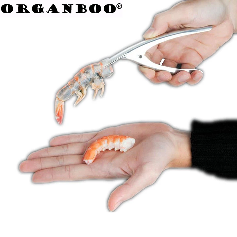 ORGANBOO 1 шт. нож для чистки креветок из нержавеющей стали домашнего удаления