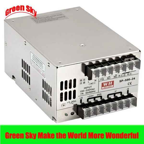 

New Arrival Voltage Transformer LED Display with PFC function DC single output 24v 500w power supply