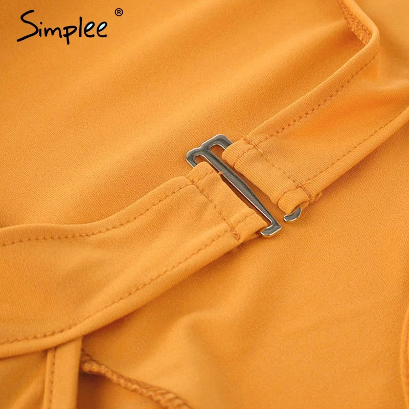 Simplee спинки оборками подол мини платье бабочка рукав Высокая талия вечернее