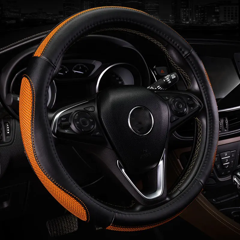 Чехол рулевого колеса автомобиля противоскользящий автомобильный Стайлинг для