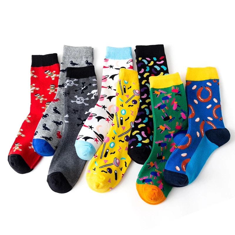 

Забавного яркого Modis Harajuku Crazy изображение мулт героев, Женский Повседневный чулки носки женские короткие носки Anima мужские счастье хлопок, н...