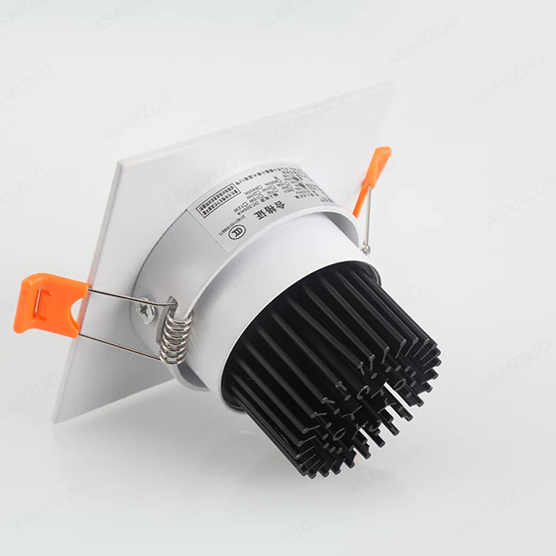 Светодиодные светильники 7W12W AC85 265V квадратный серебристый черный белый