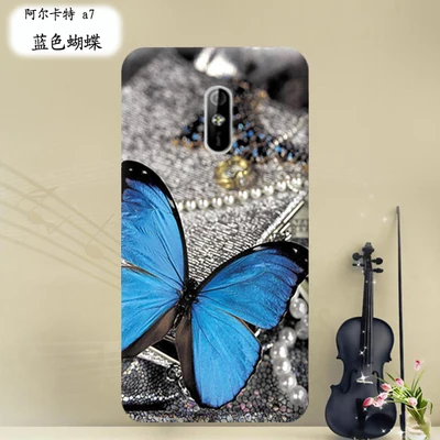 New Arrival Case For Alcatel A7 Cartoon Colored Drawing TPU Gel Soft Painted Cover | Мобильные телефоны и аксессуары