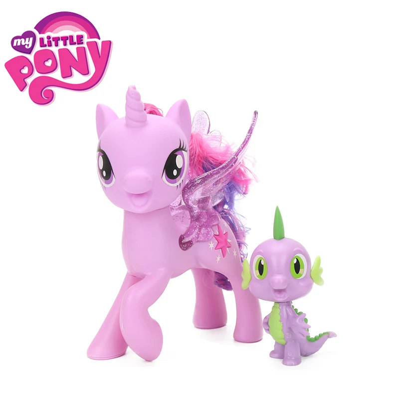 Электронные игрушки My Little Pony Princess Twilight Sparkle & Spike the Dragon Friendship Duet из ПВХ|toys princess|action