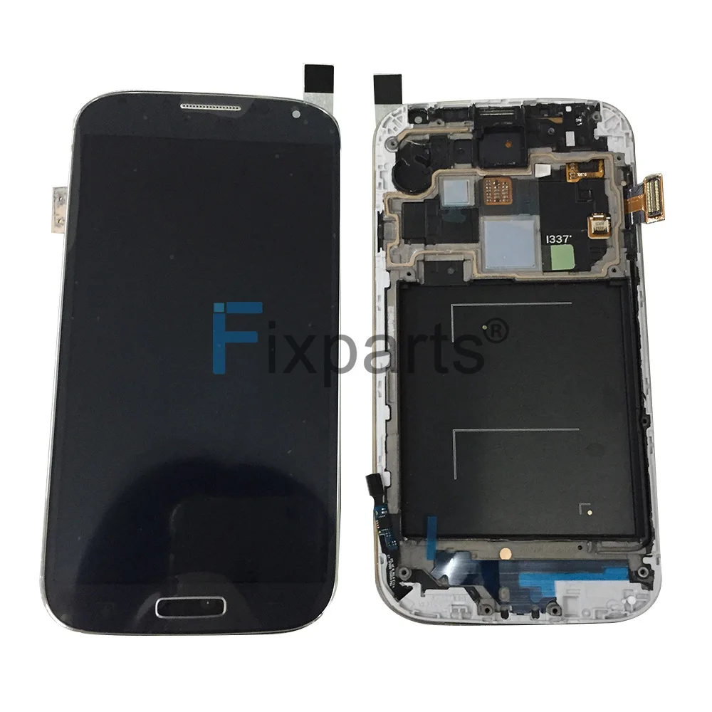 ЖК дисплей 5 0 дюйма для Samsung S4 с сенсорным экраном и дигитайзером в сборе рамкой