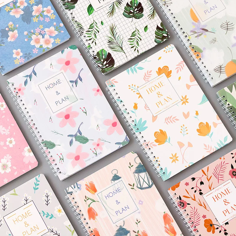 Милый школьный твердый переплет управление спиральные канцелярские