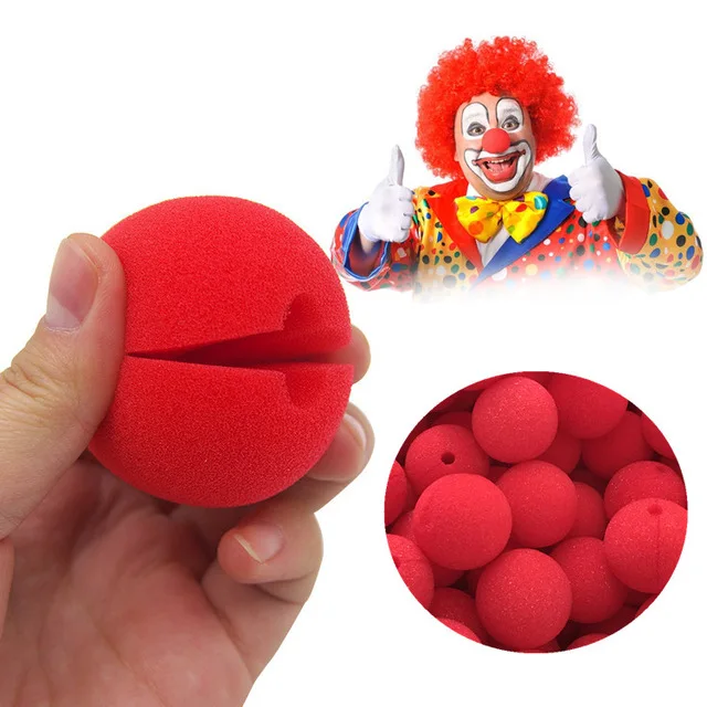 50 шт Горячая Распродажа Красный полезно очаровательный красный шар пены цирк