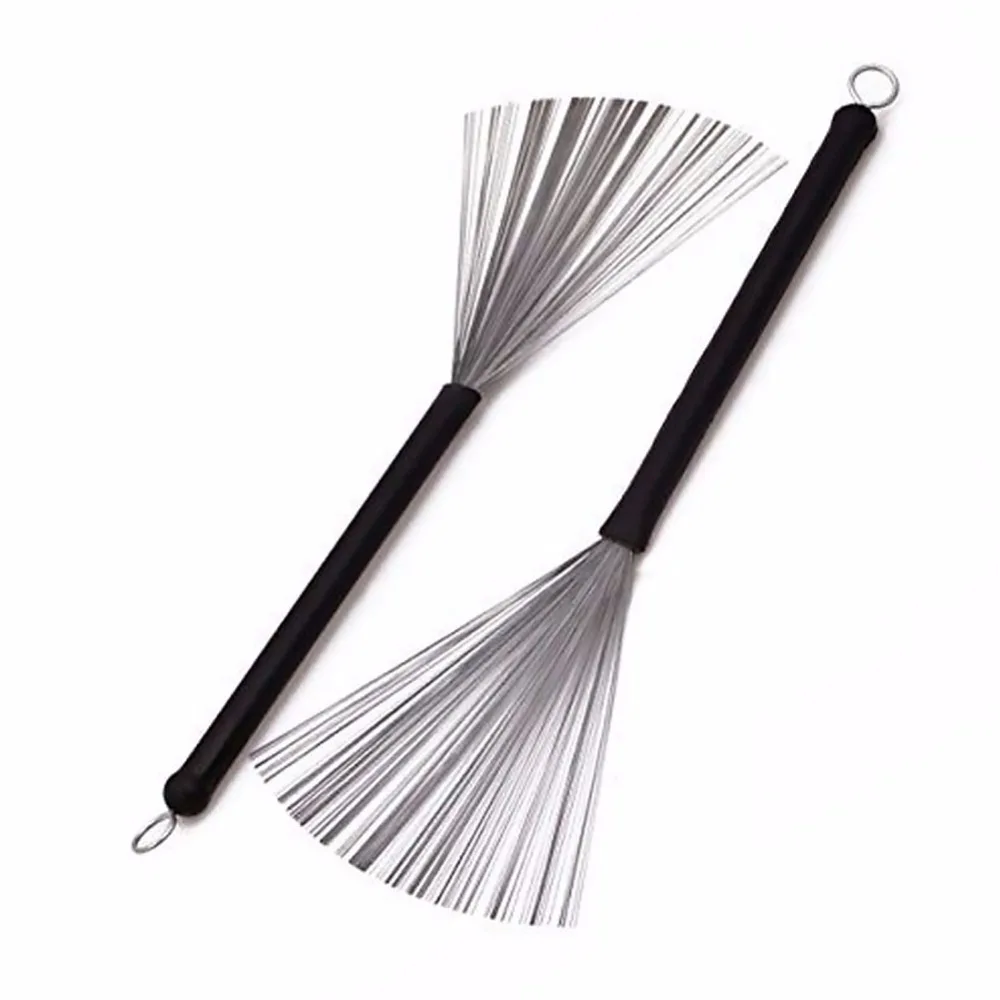 2 шт. выдвижные концевые барабанные кисти Fr Джаз палочки музыкальные аксессуары