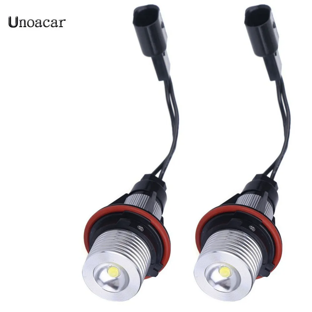 2 шт. белого цвета доступен в 5 Вт светодиодный Ангельские глазки гало кольца